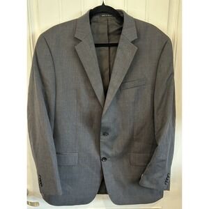 Michael Kors Suit Jacket Blazer Mens 42R Gray Sport Coat RN90736 100% Wool